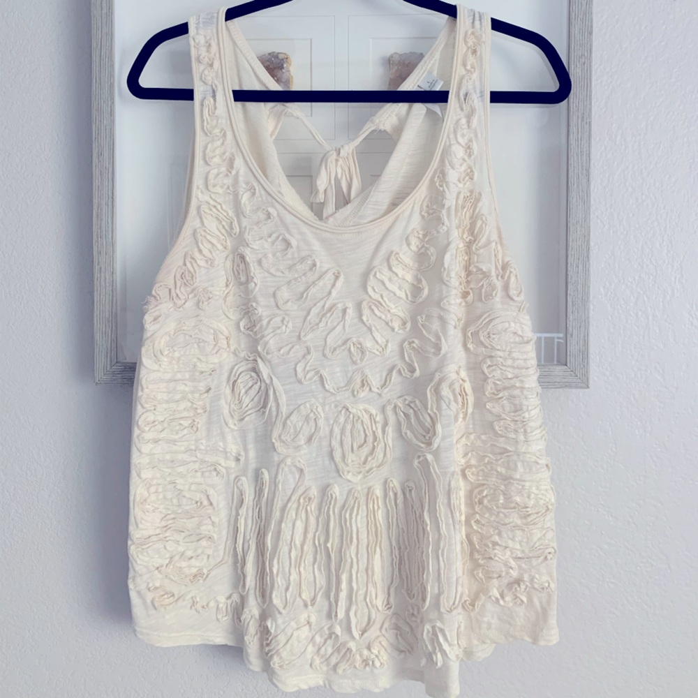Cream Tank Top